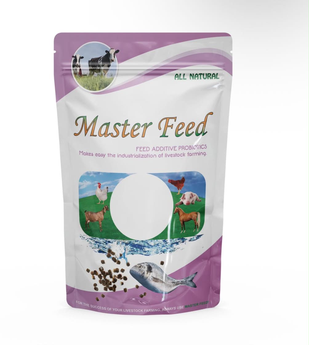 Master Feed feed additive probiotics purple pouch